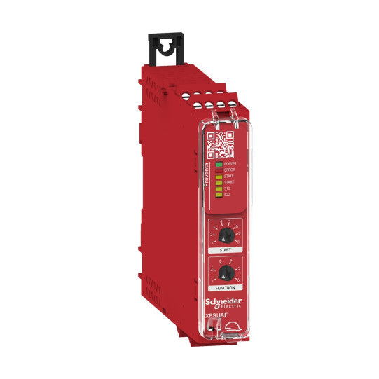 Schneider Electric SCHNEIDER Preventa module Cat.4 potential free NC/NC, NO/NC & PNP/PNP 24vac/dc screw - XPSUAF13AP