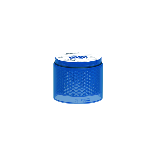 Schneider Electric SCHNEIDER Light Module, Harmony XVB7 Modular Tower Light, Blue, Ø70mm, Steady, Colored Lens - XVB7C26