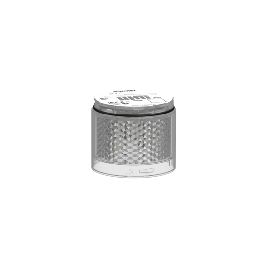 Schneider Electric SCHNEIDER Light Module, Harmony XVB7 Modular Tower Light, White, Ø70mm, Steady, Colored Lens - XVB7C27