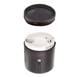Schneider Electric SCHNEIDER Base unit + cover for modular tower lights, plastic, black, Ø70, AS-i connection, bottom entry, pre-cabled, M12 connector - XVBC21B