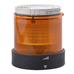Schneider Electric SCHNEIDER Illuminated unit for modular tower lights, plastic, orange, Ø70, steady, integral LED, 24 V AC/DC - XVBC2B5