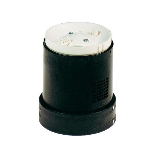Schneider Electric SCHNEIDER Audible unit for modular tower lights, plastic, Ø70, buzzer, continuous or intermitten tone,70... 90 dB, 120...230 V AC - XVBC9M