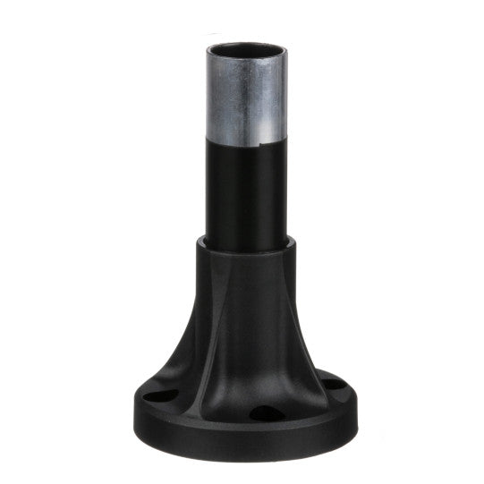 Schneider Electric SCHNEIDER Fixing base for modular tower lights, plastic, Ø70, 80mm black aluminium support tube + black fixing plate - XVBZ02