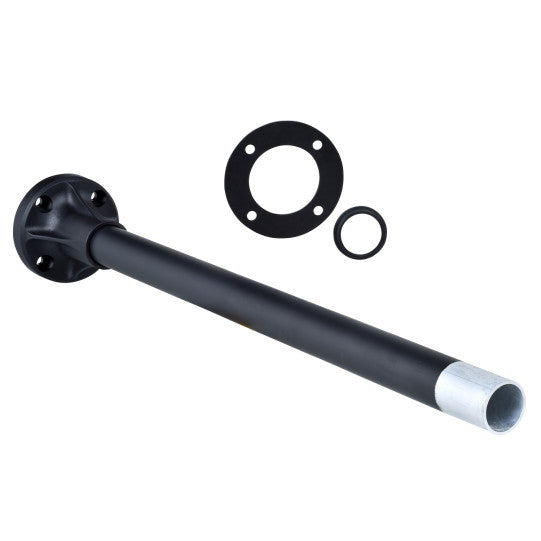 Schneider Electric SCHNEIDER Fixing base for modular tower lights, plastic, Ø70, 380mm black aluminium support tube + black fixing plate - XVBZ03