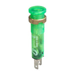 Schneider Electric SCHNEIDER pilot light Ø8 - IP40/IP65 - green - covered LED included - 24V - faston - XVLA233