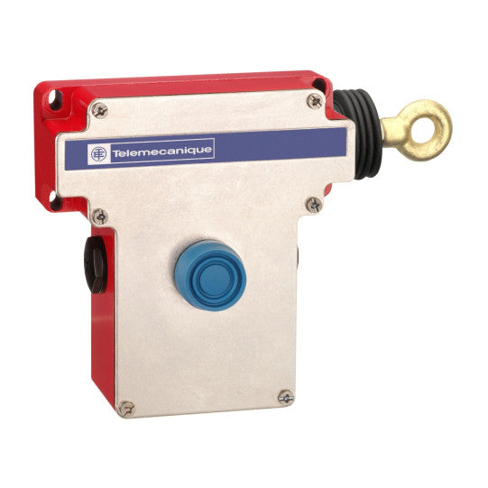 Schneider Electric SCHNEIDER Télémécanique - e-stop rope pull switch XY2CE - RH side -2NC - booted pushbutton - XY2CE1A270