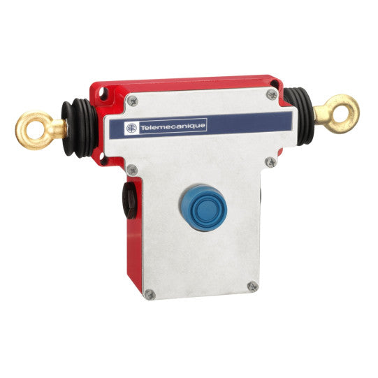 Schneider Electric SCHNEIDER Télémécanique - Dual emergency stop rope pull switch, Telemecanique Emergency stop rope pull switches XY2C, e 2x(1NC+1NO), Pg13.5, boot. pb - XY2CEDA290