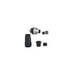 Schneider Electric SCHNEIDER Telemecanique - male, M12, 5-pin, straight connector - cable gland Pg 7 - XZCC12MDM50B