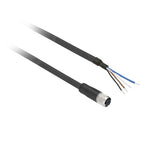Schneider Electric SCHNEIDER Télémécanique pre-wired connectors XZ - straight female - M8 - 4 pins - cable PUR 5m - XZCP0941L5