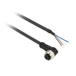 Schneider Electric SCHNEIDER Télémécanique - pre-wired connectors XZ - elbowed female - M8 - 4 pins - cable PUR 5m - XZCP1041L5