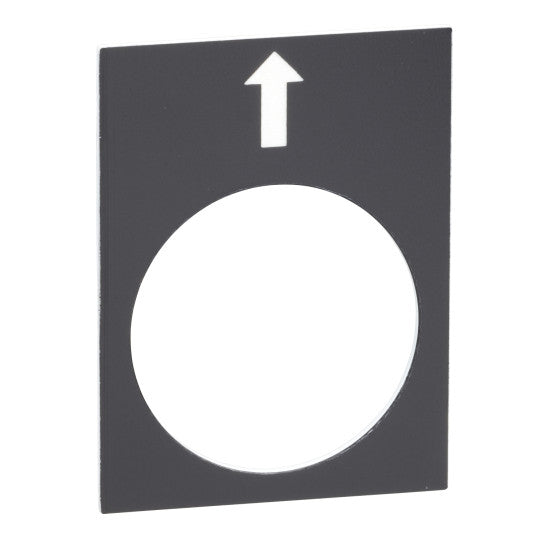 Schneider Electric SCHNEIDER legend - 30 x 40 mm - black - left, slow - ZB2BY2910