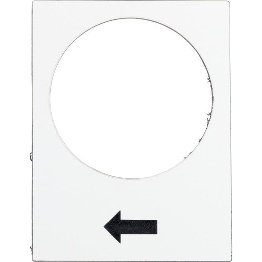 Schneider Electric SCHNEIDER legend - 30 x 40 mm - white - raise or right, slow - ZB2BY4901