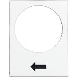 Schneider Electric SCHNEIDER legend - 30 x 40 mm - white - raise or right, slow - ZB2BY4901