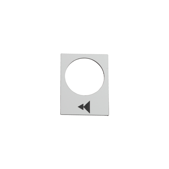 Schneider Electric SCHNEIDER legend - 30 x 40 mm - white - raise or right, slow-fast - ZB2BY4903