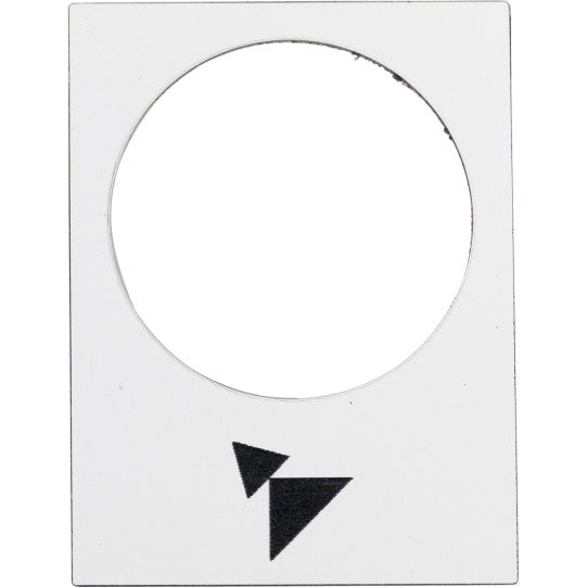 Schneider Electric SCHNEIDER legend - 30 x 40 mm - white - forward, slow-fast - ZB2BY4915