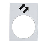 Schneider Electric SCHNEIDER Harmony - étiquette - 30x40mm - blanc - avant GV