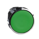 Schneider Electric SCHNEIDER Push button head, metal, flush, green, Ø22, spring return, unmarked - ZB4BA3