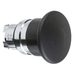 Schneider Electric SCHNEIDER Mushroom push button head Ø40, metal, black, Ø22, spring return - ZB4BC2