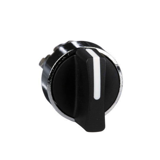Schneider Electric SCHNEIDER black selector switch head Ø22 2-position stay put - ZB4BD2