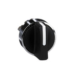 Schneider Electric SCHNEIDER black selector switch head Ø22 2-position stay put - ZB4BD2