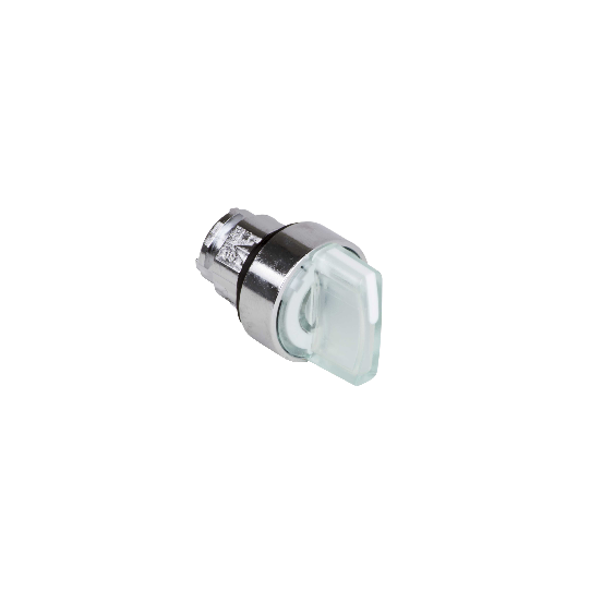 Schneider Electric SCHNEIDER white illuminated selector switch head Ø22 3-position stay put - ZB4BK1313