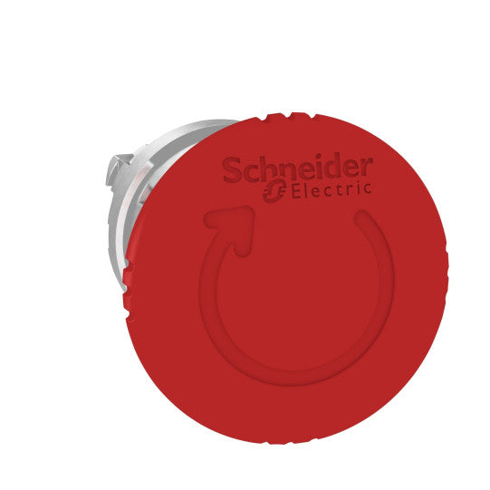 Schneider Electric SCHNEIDER Emergency stop head, switching off, metal, red mushroom Ø40, Ø22, trigger latching turn to release - ZB4BS844