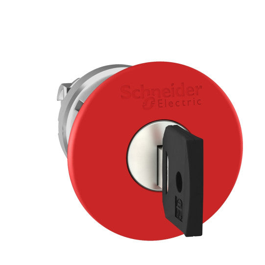 Schneider Electric SCHNEIDER red Ø40 Emergency stop, switching off head Ø22 trigger and latching key release - ZB4BS94412