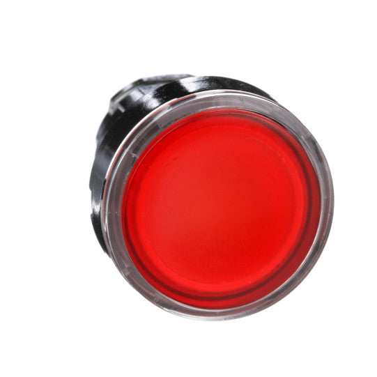 Schneider Electric SCHNEIDER red flush illuminated pushbutton head Ø22 spring return for integral LED - ZB4BW343