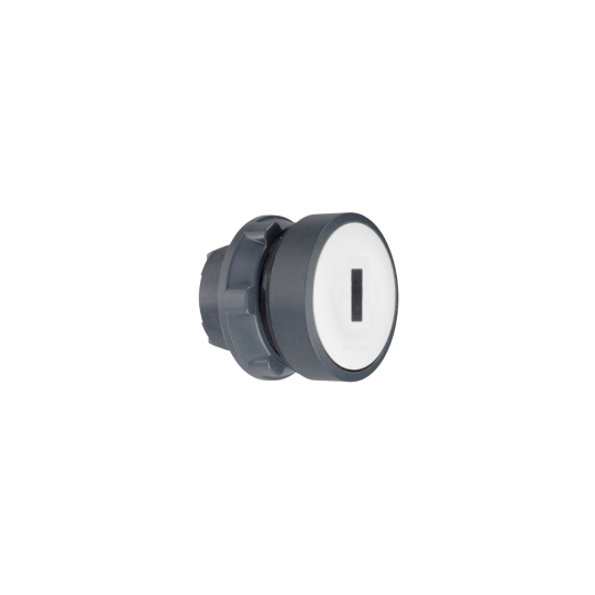 Schneider Electric SCHNEIDER Harmony XB5 - tête bouton poussoir - affleurant - Ø22 - blanc - texte 'I'