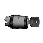 Schneider Electric SCHNEIDER selector switch head Ø22 3-position spring return Ronis 520E - ZB5AG814