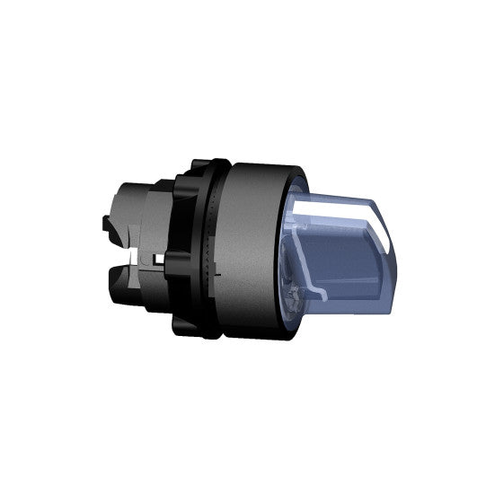 Schneider Electric SCHNEIDER blue illuminated selector switch head Ø22 2-position stay put - ZB5AK1263