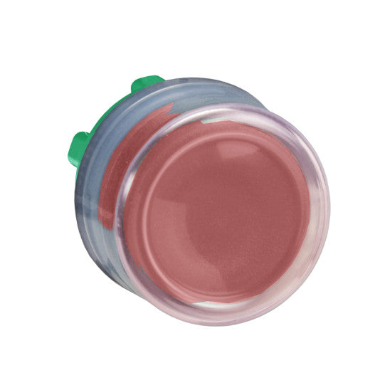Schneider Electric SCHNEIDER Push button head, plastic, projecting, red, Ø22, spring return, booted, unmarked - ZB5AP4