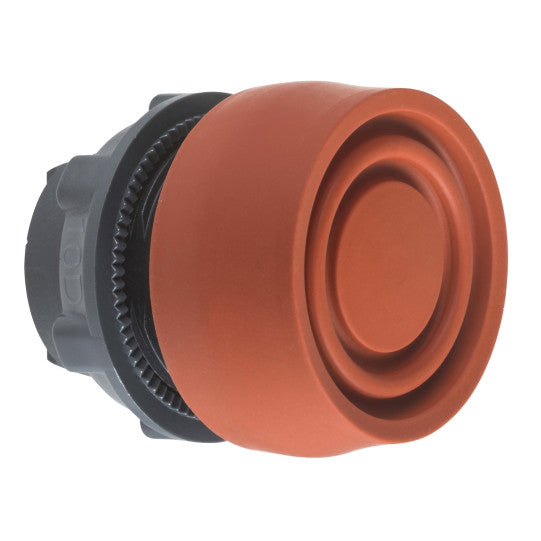 Schneider Electric SCHNEIDER red flush pushbutton head Ø22 spring return unmarked - ZB5AP4S