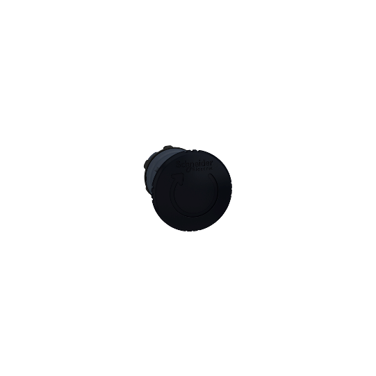Schneider Electric SCHNEIDER Harmony tête de coup de poing Ø 40 - tourner pour déverrouiller - Ø22 - noir - ZB5AS52