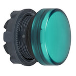 Schneider Electric SCHNEIDER green pilot light head ø22 plain lens for integral led - ZB5AV033