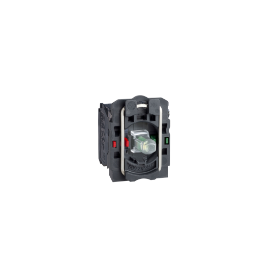 Schneider Electric SCHNEIDER Harmony corps de bouton lumineux - Ø22 - bleu LED intégrée 1O+1F - ZB5AW0B65