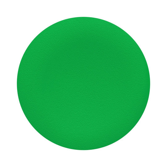 Schneider Electric SCHNEIDER green cap unmarked for circular flush pushbutton Ø22 - ZBA3