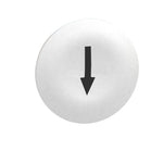 Schneider Electric SCHNEIDER white cap marked arrow for rectangular multiple-headed pushbutton Ø22 - ZBA7134