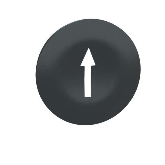 Schneider Electric SCHNEIDER Harmony capsule de bouton-poussoir noir - flèche de marquage blanche - ZBA7235