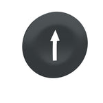Schneider Electric SCHNEIDER Harmony capsule de bouton-poussoir noir - flèche de marquage blanche - ZBA7235