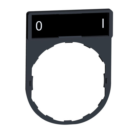 Schneider Electric SCHNEIDER legend holder 30 x 40 mm with legend 8 x 27 mm with marking O-I - ZBY2178
