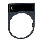 Schneider Electric SCHNEIDER legend holder 30 x 40 mm with legend 8 x 27 mm with marking O-I - ZBY2178