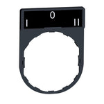 Schneider Electric SCHNEIDER legend holder 30 x 40 mm with legend 8 x 27 mm with marking I-O-II - ZBY2186