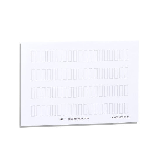 Schneider Electric SCHNEIDER sheet of 76 unmarked legends 8 x 27 mm for legend holder 30 x 40 mm - ZBY4100