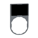 Schneider Electric SCHNEIDER Legend holder 30 x 50 mm, plastic, with legend 18 x 27 mm, unmarked - ZBY6101