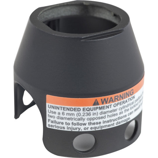Schneider Electric SCHNEIDER black metal padlockable guard for Ø40 mushroom head - ZBZ1602