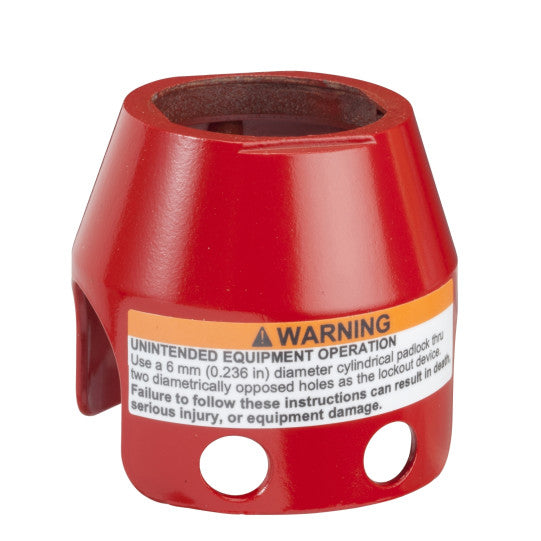 Schneider Electric SCHNEIDER red metal padlockable guard for Ø40 mushroom head - ZBZ1604