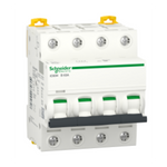 Schneider Electric Acti 9 Miniature circuit-breaker, Acti9 iC60H, 4P, 63 A, B curve, 10000 A (IEC 60898-1), 15 kA (IEC 60947-2) - A9F88463