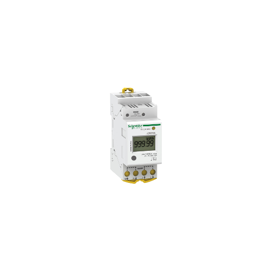 Schneider Electric Acti 9 modular single phase power meter iEM2105 - 230V - 63A with pulse - A9MEM2105