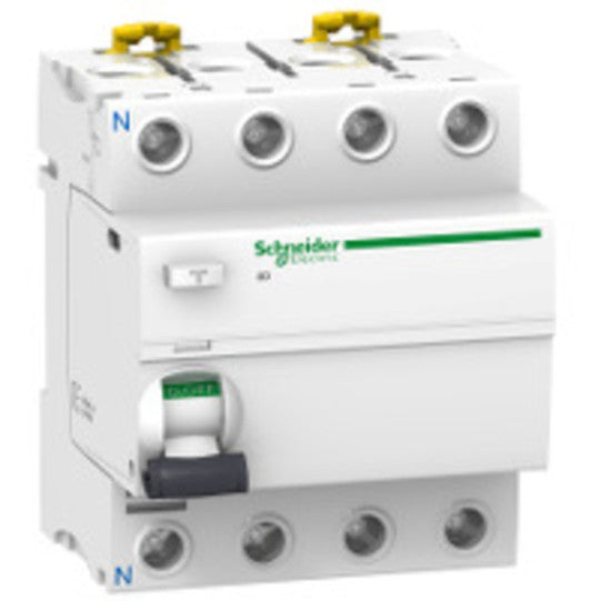 Schneider Electric Acti 9 Acti9 iID - RCCB - 4P - 63A - 30mA - type A - A9R01463
